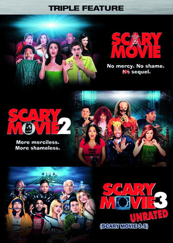 Scary Movie Triple Feature DVD set by Alliance Entertainment with humorous horror themes