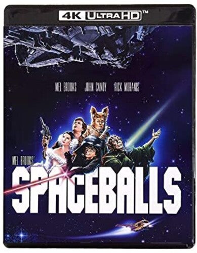 Spaceballs 4K Ultra HD Blu-ray edition by Alliance Entertainment with vibrant cover art