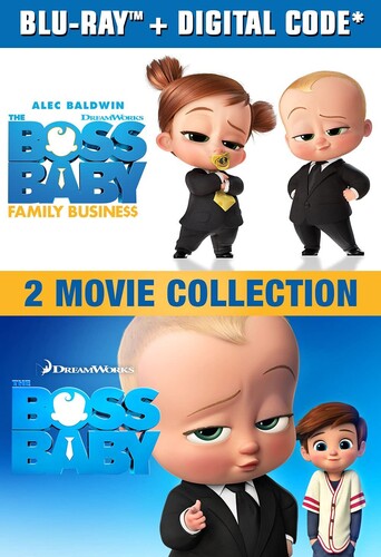 The Boss Baby: 2-Movie Collection Blu-ray by Alliance Entertainment in colorful packaging