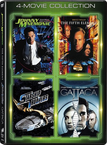 DVD collection featuring Johnny Mnemonic, The Fifth Element, Starship Troopers, and Gattaca by Alliance Entertainment