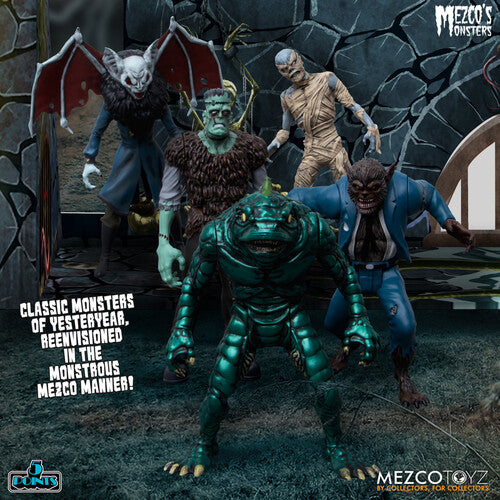 Mezco - 5 Points Mezco's Monsters - Tower of Fear Deluxe Boxed Set