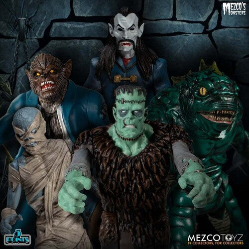Mezco - 5 Points Mezco's Monsters - Tower of Fear Deluxe Boxed Set