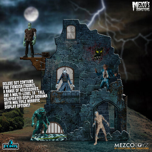 Mezco - 5 Points Mezco's Monsters - Tower of Fear Deluxe Boxed Set
