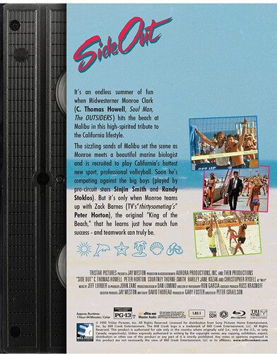 Retro VHS-style Blu-ray packaging for 'Side Out' by Alliance Entertainment