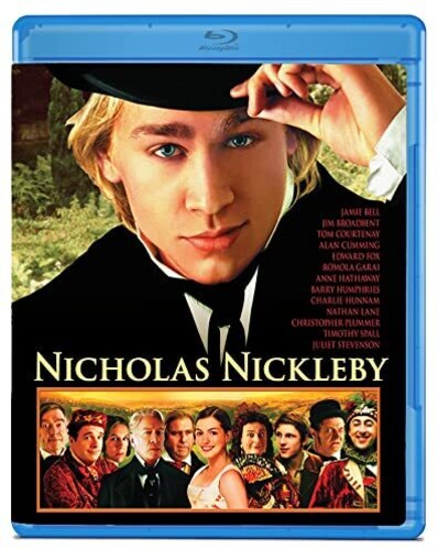 Nicholas Nickleby Blu-ray from Alliance Entertainment, featuring dramatic artwork and bold typography on the cover.
