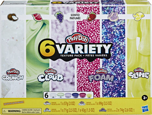 Hasbro Collectibles - Play-Doh - 6 Variety Texture Pack Scented - Surprise Castle