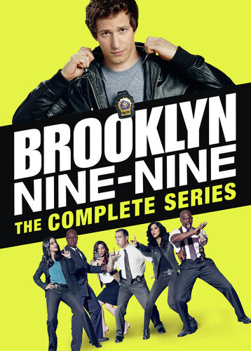 Brooklyn Nine-Nine: The Complete Series DVD set from Alliance Entertainment, showcasing colorful cover art and episode detai