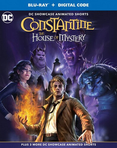 DC Showcase Blu-ray featuring 'Constantine - The House of Mystery' in colorful animated cover art