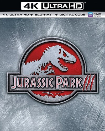 Jurassic Park III 4K Ultra HD Blu-ray with vibrant cover art by Alliance Entertainment