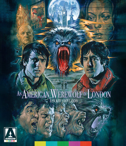 An American Werewolf in London 4K Ultra HD Blu-ray by Alliance Entertainment, featuring a horror film cover design.