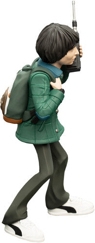 Collectible WETA Workshop Mini Epics Mike Wheeler figurine from Stranger Things Season 1, detailed and stylized design.