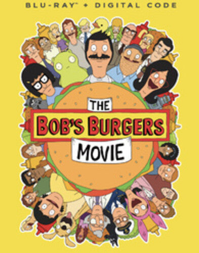 Bob's Burgers Movie Blu-ray from Alliance Entertainment featuring colorful animated characters and vibrant artwork