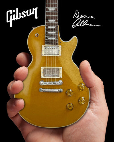 Duane Allman Gibson 1957 Les Paul Goldtop Mini Guitar Replica Collectible