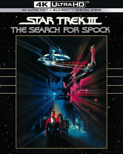 Star Trek III: The Search for Spock 4K Ultra HD Blu-ray by Alliance Entertainment with vibrant cover art
