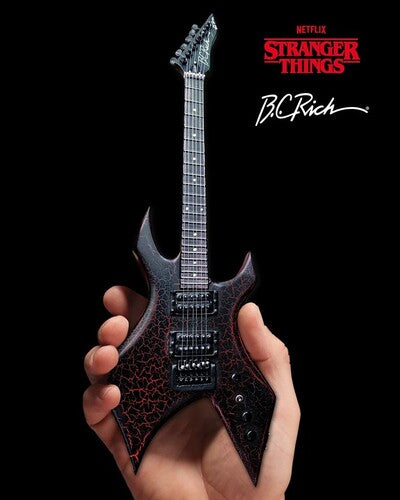 Netflix Stranger Things Eddie's Guitar BC Rich NJ Warlock Mini Guitar Replica Collectible