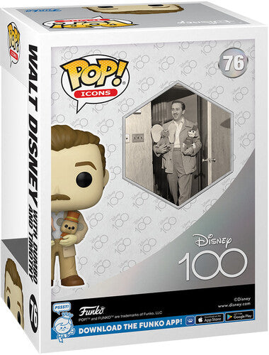 FUNKO POP! ICONS: Disney's 100th - Walt Disney (With Dumbo and Timothy)