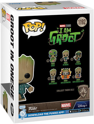 FUNKO POP! MARVEL: I Am Groot - Groot Shorts PJs (dancing)