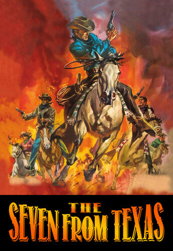 Blu-ray of The Seven From Texas (Hour of Death) by Alliance Entertainment, featuring dramatic cover art