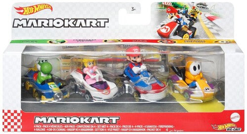 Mattel - Hot Wheels Mario Kart Die-Cast 4-Pack #1 (Nintendo)
