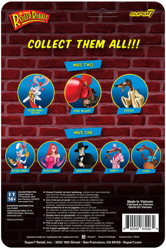 Super7 - Who Framed Roger Rabbit - ReAction Wave 2 - Psycho Weasel