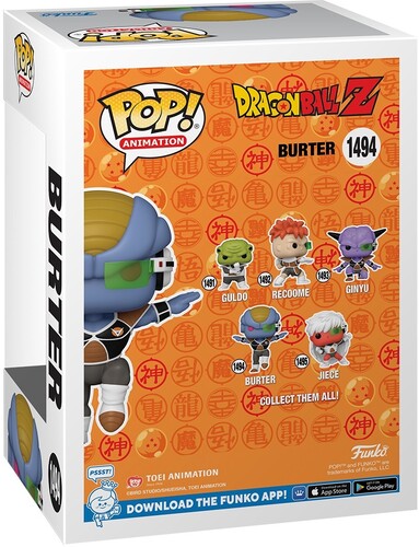FUNKO POP! ANIME: Dragon Ball Z - Burter