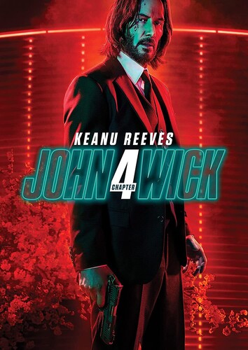 John Wick: Chapter 4 DVD by Alliance Entertainment featuring action-packed crime adventure.