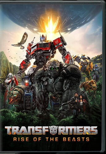 Transformers: Rise of the Beasts DVD by Alliance Entertainment featuring action-packed adventure scenes