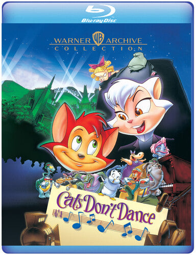 Kids' animated Blu-ray of Cats Don't Dance by Alliance Entertainment with colorful cover art