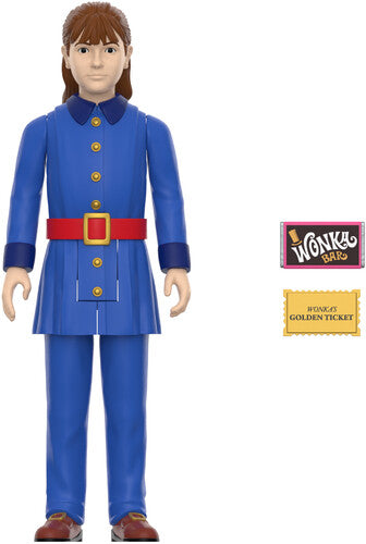 Super7 - Willy Wonka & the Chocolate Factory - Violet Beauregarde Reaction Figure Wv1