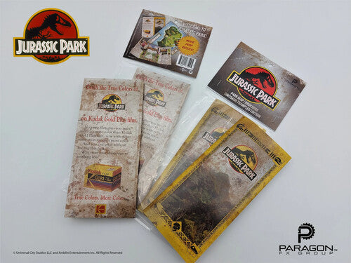 Paragon Collectibles Llc - Jurassic Park 1993 - Welcome Map Dino Trampled Version