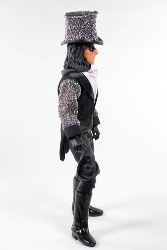 Alice Cooper 8-inch action figure in colorful rock outfit by Diamond Comic Distributors