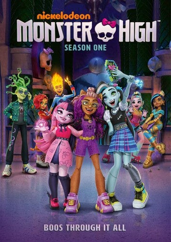 Monster High Season One DVD by Alliance Entertainment featuring colorful animated characters and vibrant cover art.