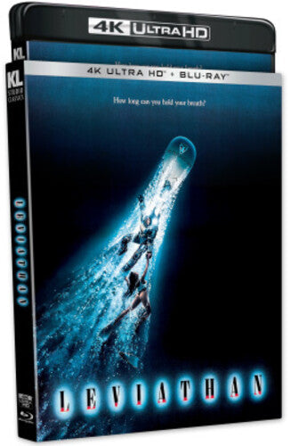 Leviathan 4K Ultra HD Blu-ray by Alliance Entertainment, featuring horror-themed artwork and vibrant colors.