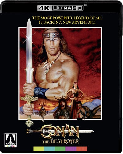 Conan The Destroyer 4K Ultra HD Blu-ray case by Alliance Entertainment featuring action-fantasy artwork