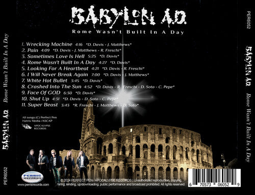 Babylon A.D. - Rome Wasn't Built In A Day (CD)