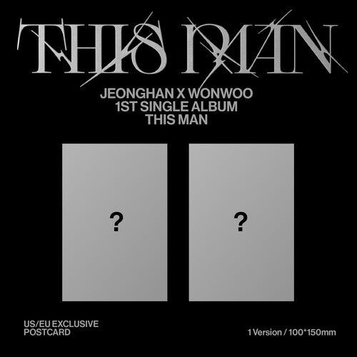 JEONGHAN x WONWOO - First Single Album "This Man" (CD)
