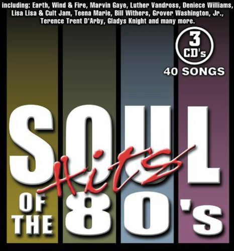 Various Artists CD titled 'Soul Hits of the 80's' by Alliance Entertainment with vibrant cover art