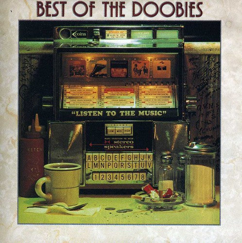 CD album cover of 'The Best Of The Doobies' by The Doobie Brothers, featuring vibrant graphic design.