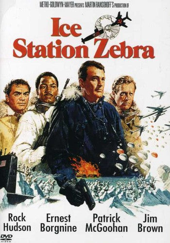 DVD cover of Ice Station Zebra featuring an action/adventure scene, branded by Alliance Entertainment.