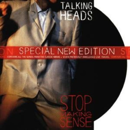 CD of Talking Heads' 'Stop Making Sense' by Alliance Entertainment, featuring vibrant album artwork.