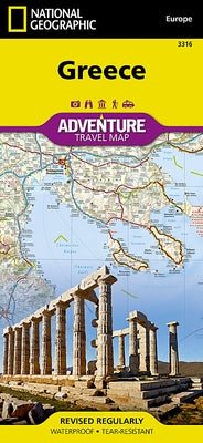 Greece Map by National Geographic Maps