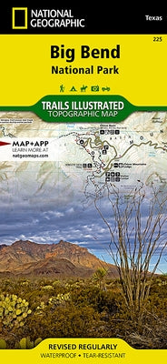 Big Bend National Park Map by National Geographic Maps