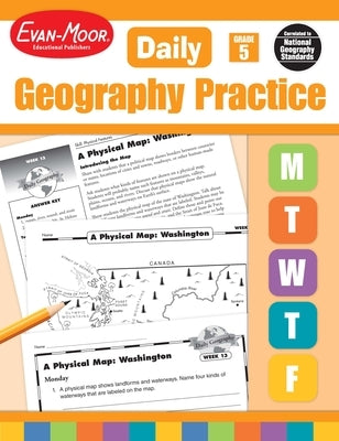 Daily Geography Practice Grade 5: EMC 3714 by Evan-Moor Educational Publishers
