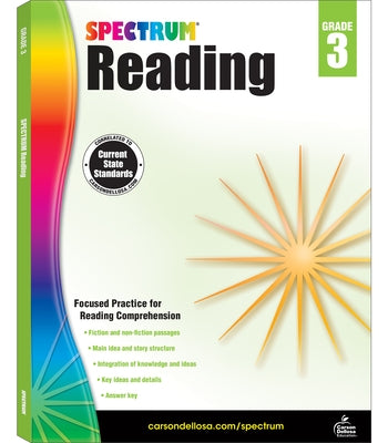 Spectrum Reading Workbook, Grade 3: Volume 22 by Spectrum