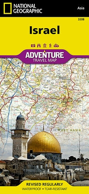 Israel Map by National Geographic Maps