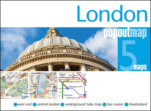 London Double Popout Map by Maps, Popout