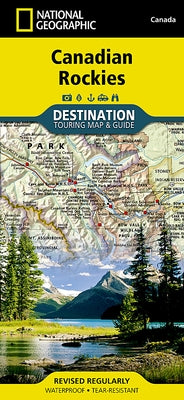 Canadian Rockies Map by National Geographic Maps