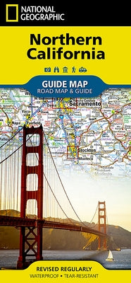 Northern California Map by National Geographic Maps