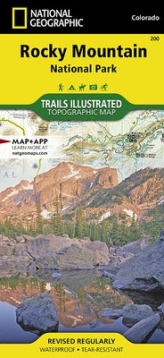 Rocky Mountain National Park Map by National Geographic Maps