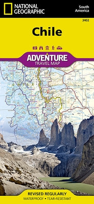 Chile Map by National Geographic Maps